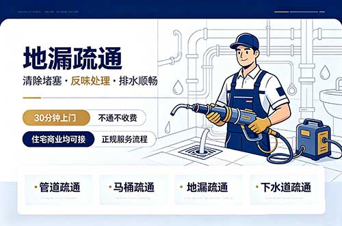鹤山地漏疏通