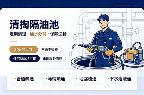 鹤山清掏隔油池